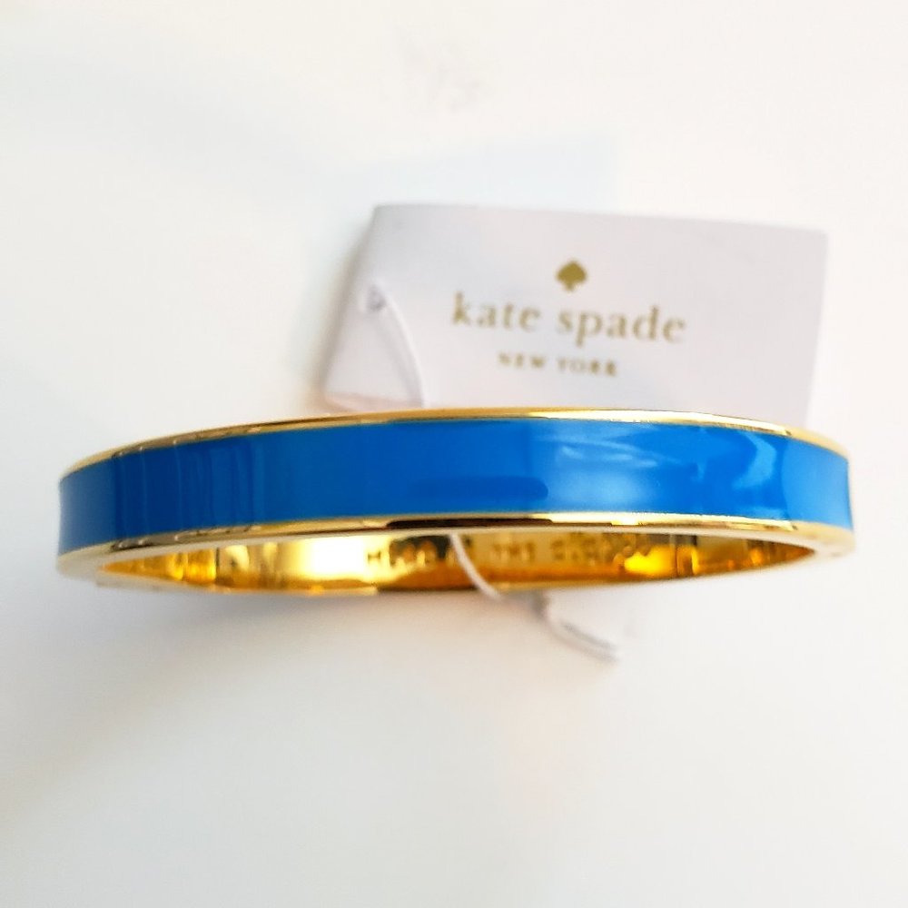 Kate Spade Head in the Clouds Blue Bangle Bracelet